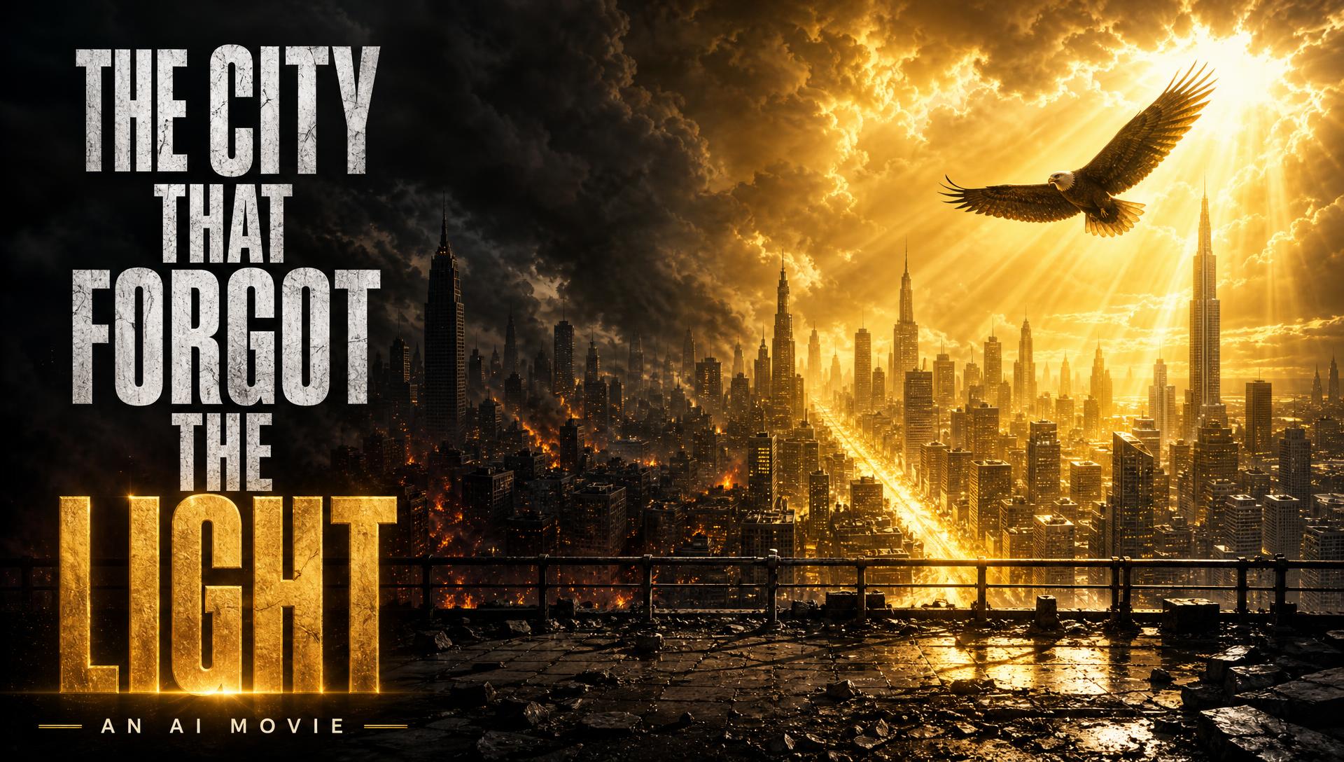 The City That Forgot The Light (2026) - Epic AI Action Movie Trailer — Cinematic Movie-Trailers production still