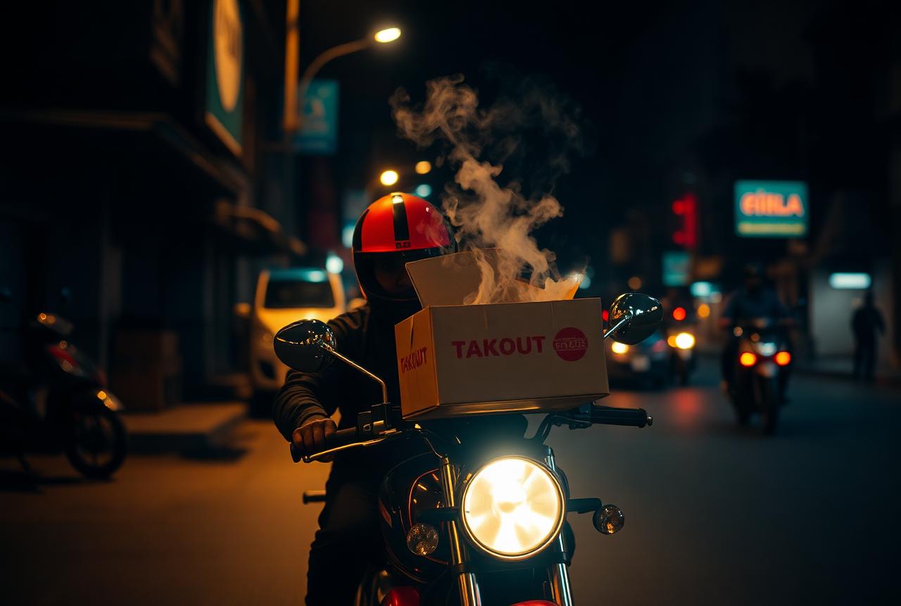 Food Delivery Commercial — Commercial Ads production still
